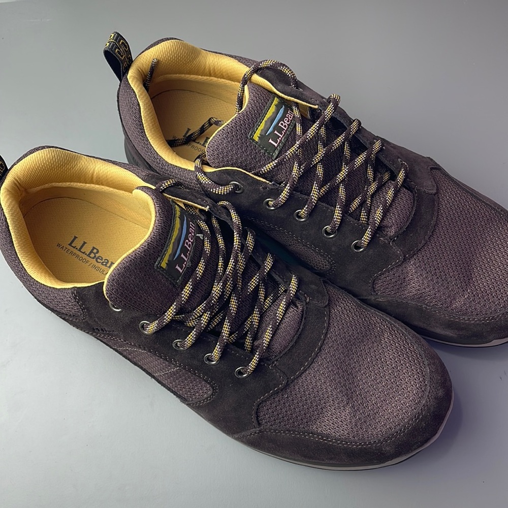 LL BEAN SNOW SNEAKER 4 LOW LACE UP 13 wide
